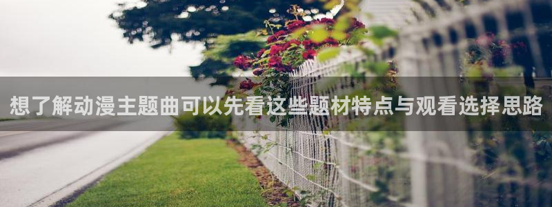 汗汗漫画电脑在线阅读:想了解动漫主题曲可以先看这些题材特点与观看选择思路配图